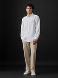 Cotton Linen Stripes: Prisma Cotton Linen Shirts