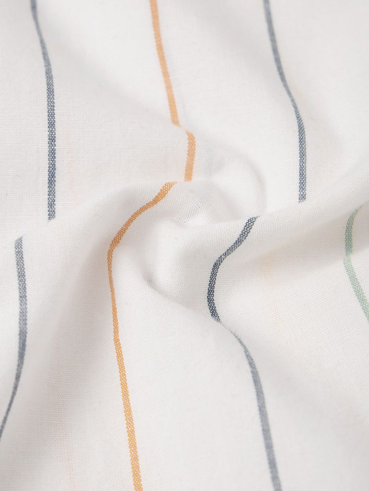 Cotton Linen Stripes: Prisma Cotton Linen Shirts