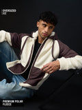 Oversized Hoodie: Berry Clouds Men Oversized Hoodies
