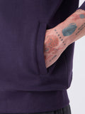 Textured Hoodie: Berry Men Oversized Hoodies