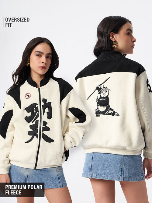 Kung Fu Panda: Racer Chi Women Oversized Jackets