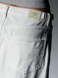 Barrel-Fit Denim: Ivory Women Barrel Denims