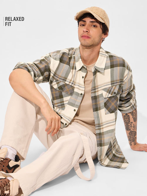 Plaid: Timberland Men Utility Shirts