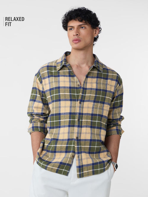 Plaid: Cedar Men Utility Shirts