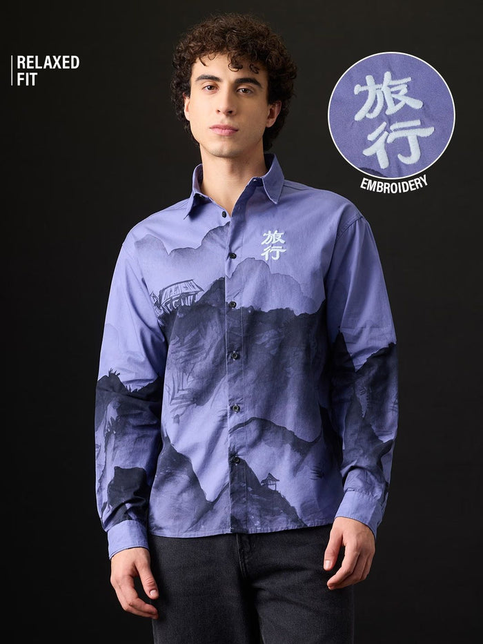 Printed Shirt: Wanderer Men Relaxed Shirts