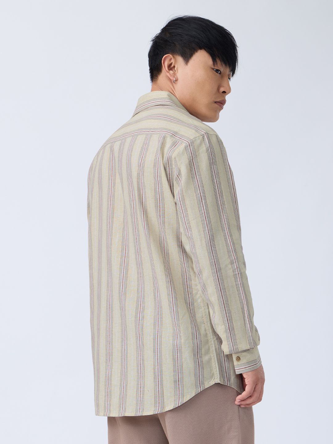 Cotton Linen Stripes: Nova Cotton Linen Shirts