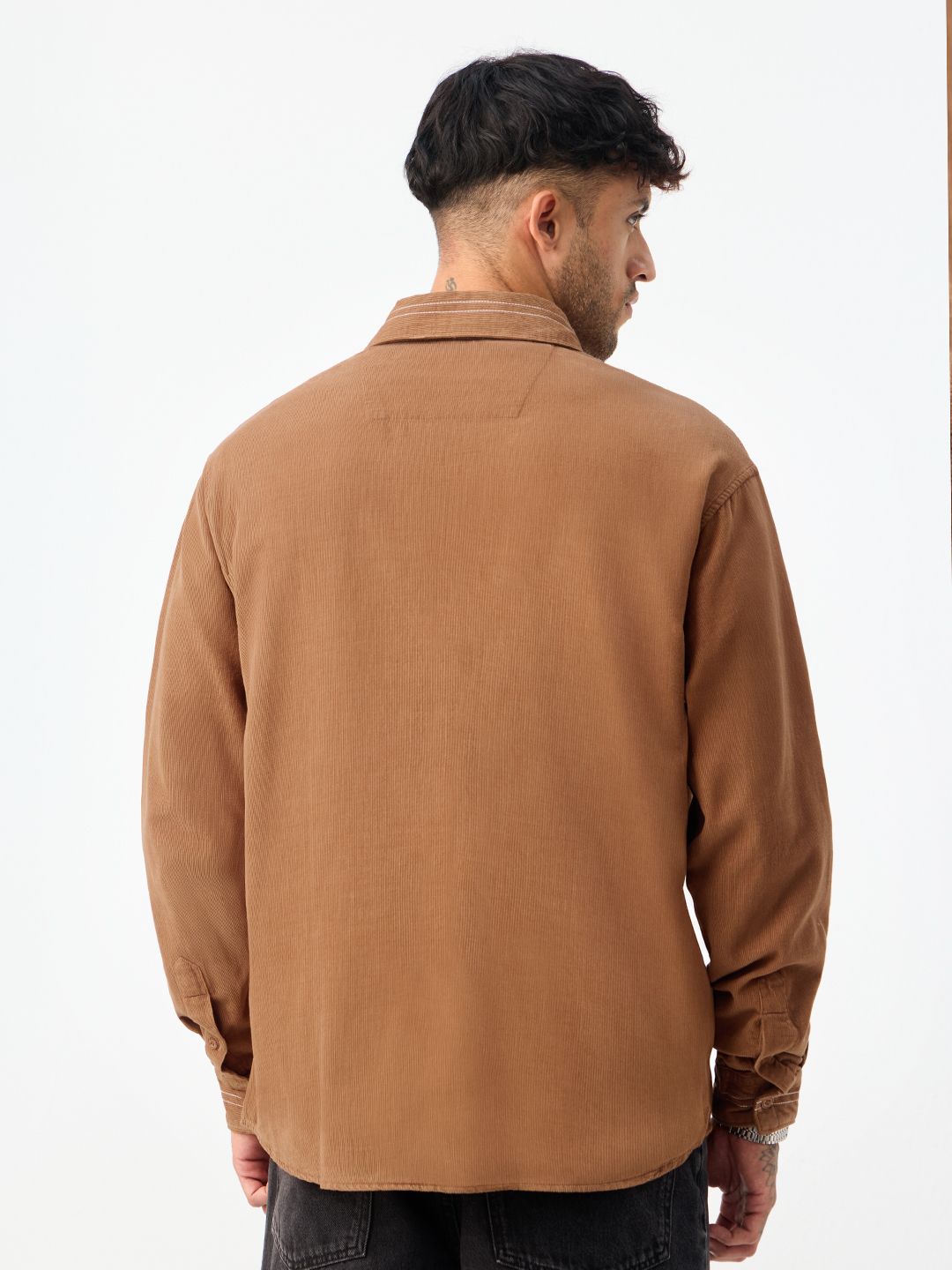 Corduroy Shirt: Redwood Men Relaxed Shirts