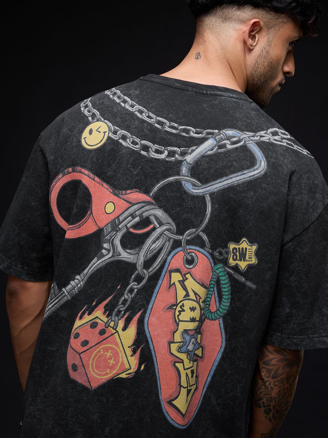 S.W.SMILEY: The Charms Oversized T-Shirts