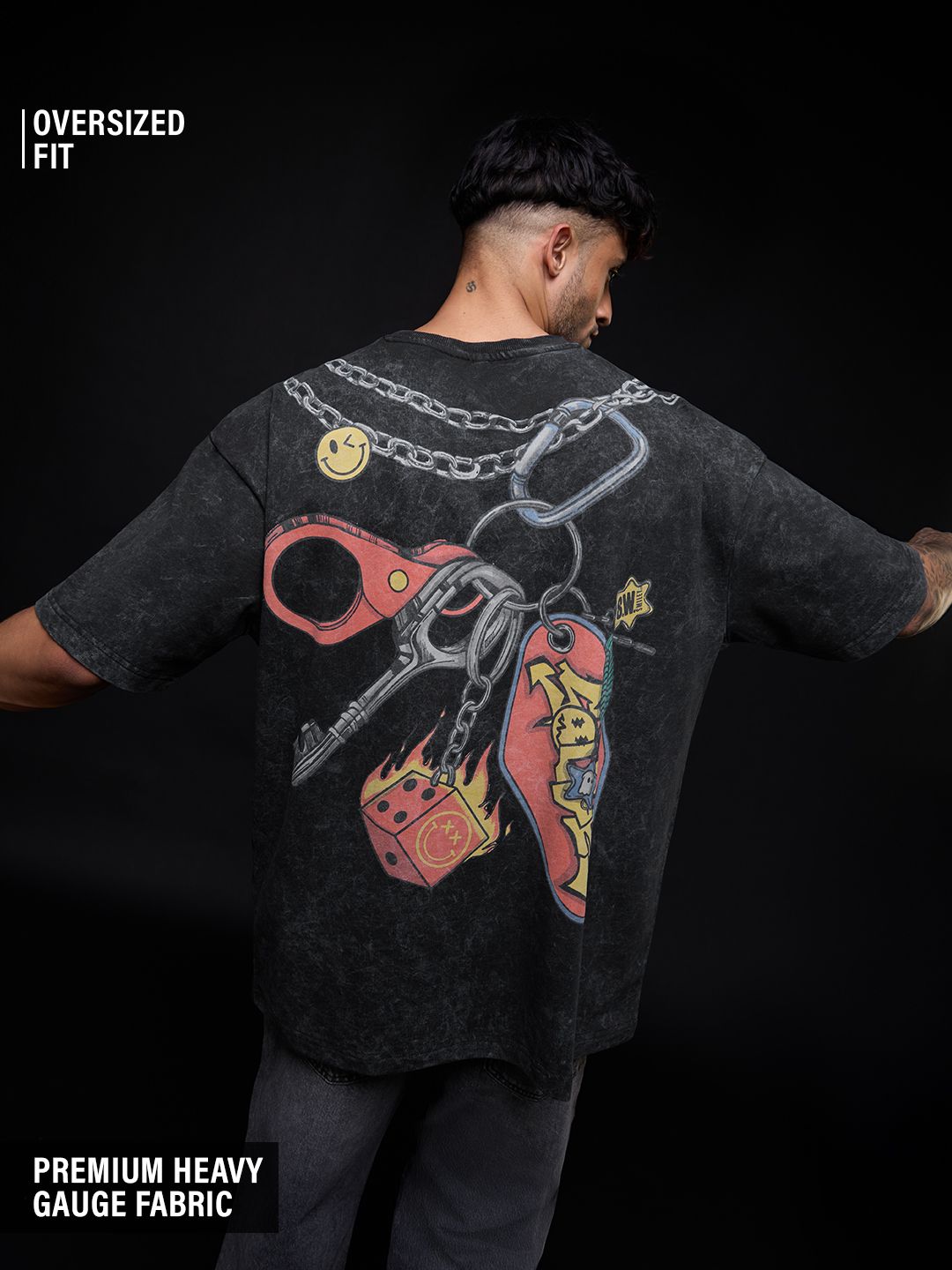 S.W.SMILEY: The Charms Oversized T-Shirts