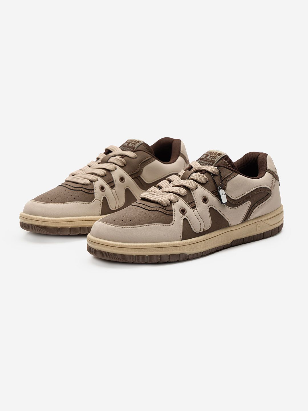 UBZ : Cappucino Men Low Top Sneakers