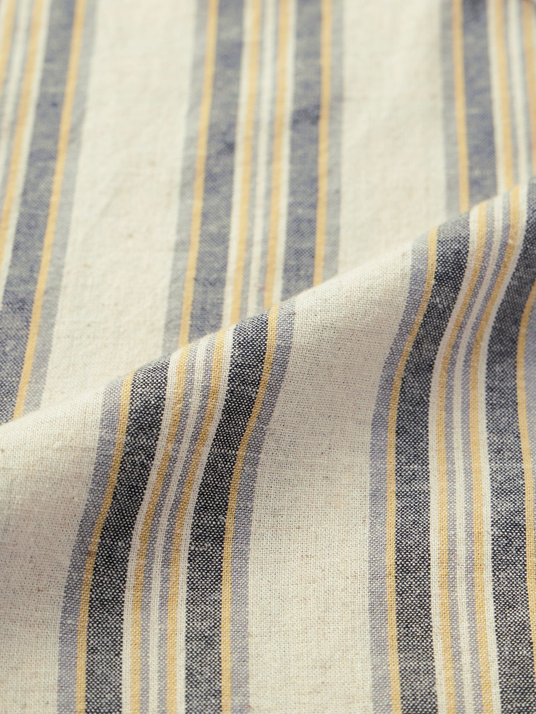 Cotton Linen Stripes: Echo Cotton Linen Shirts