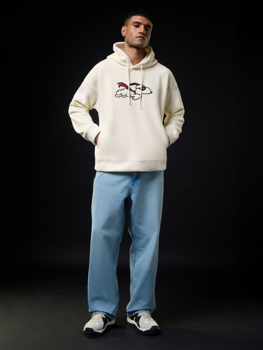 Peanuts: Superhero Men Oversized Hoodies