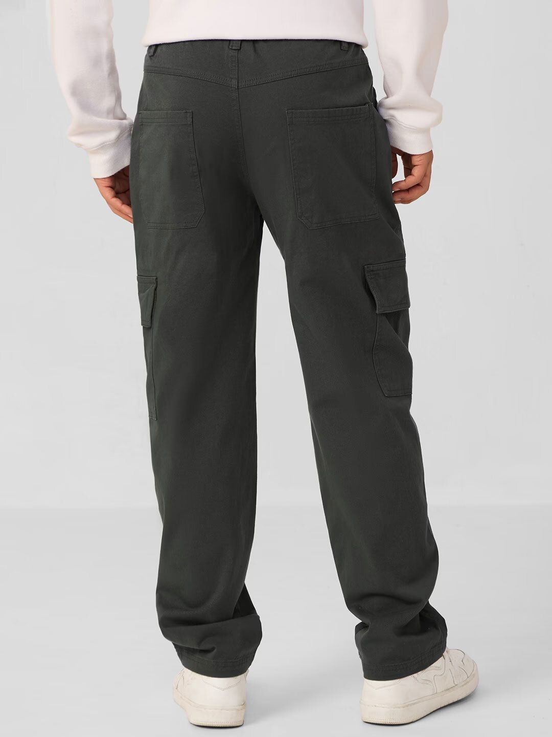Cargo: Dark Grey Men Cargo Pants