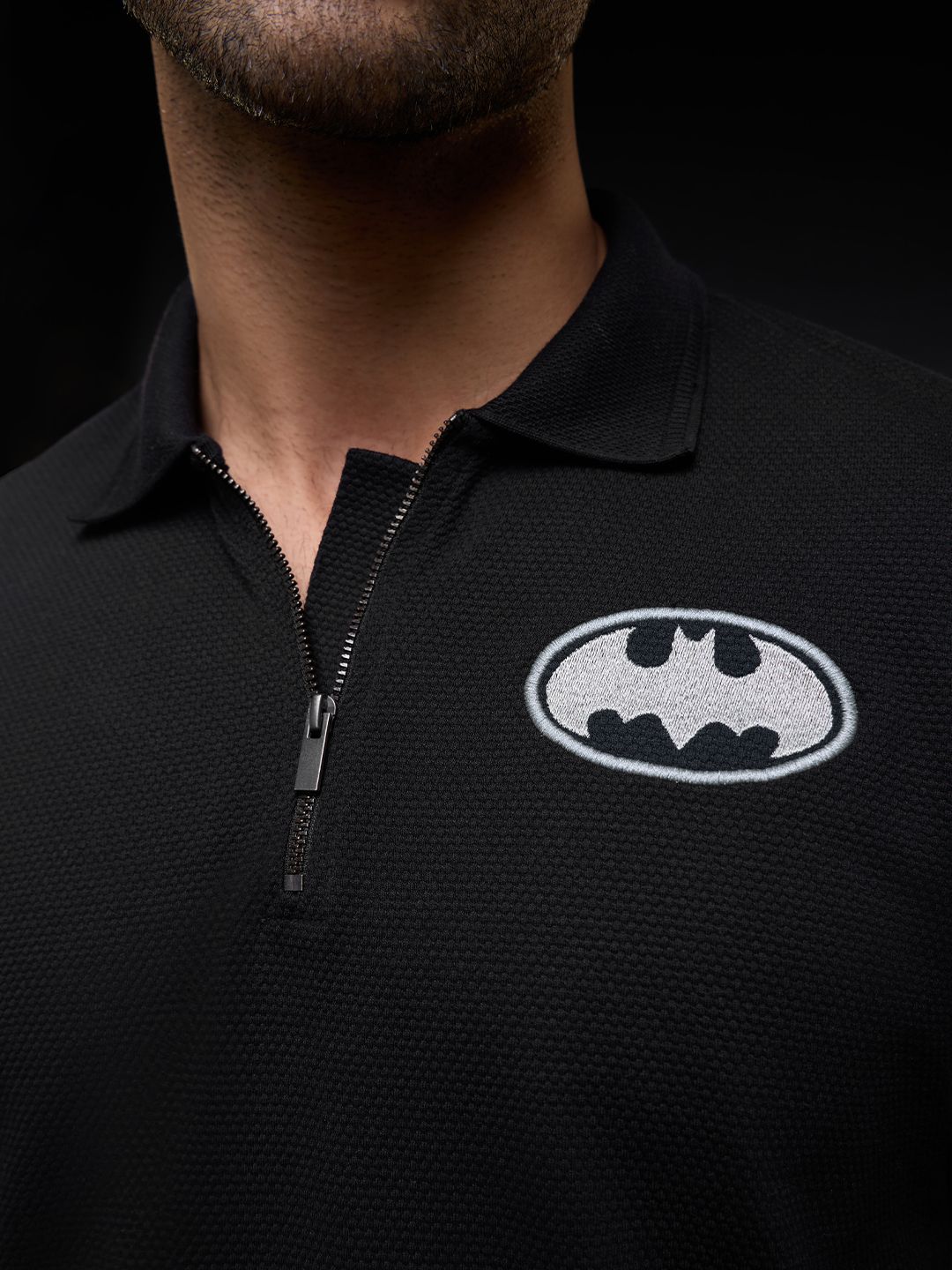Batman: Dark Hero (Popcorn Texture) Classic Polos