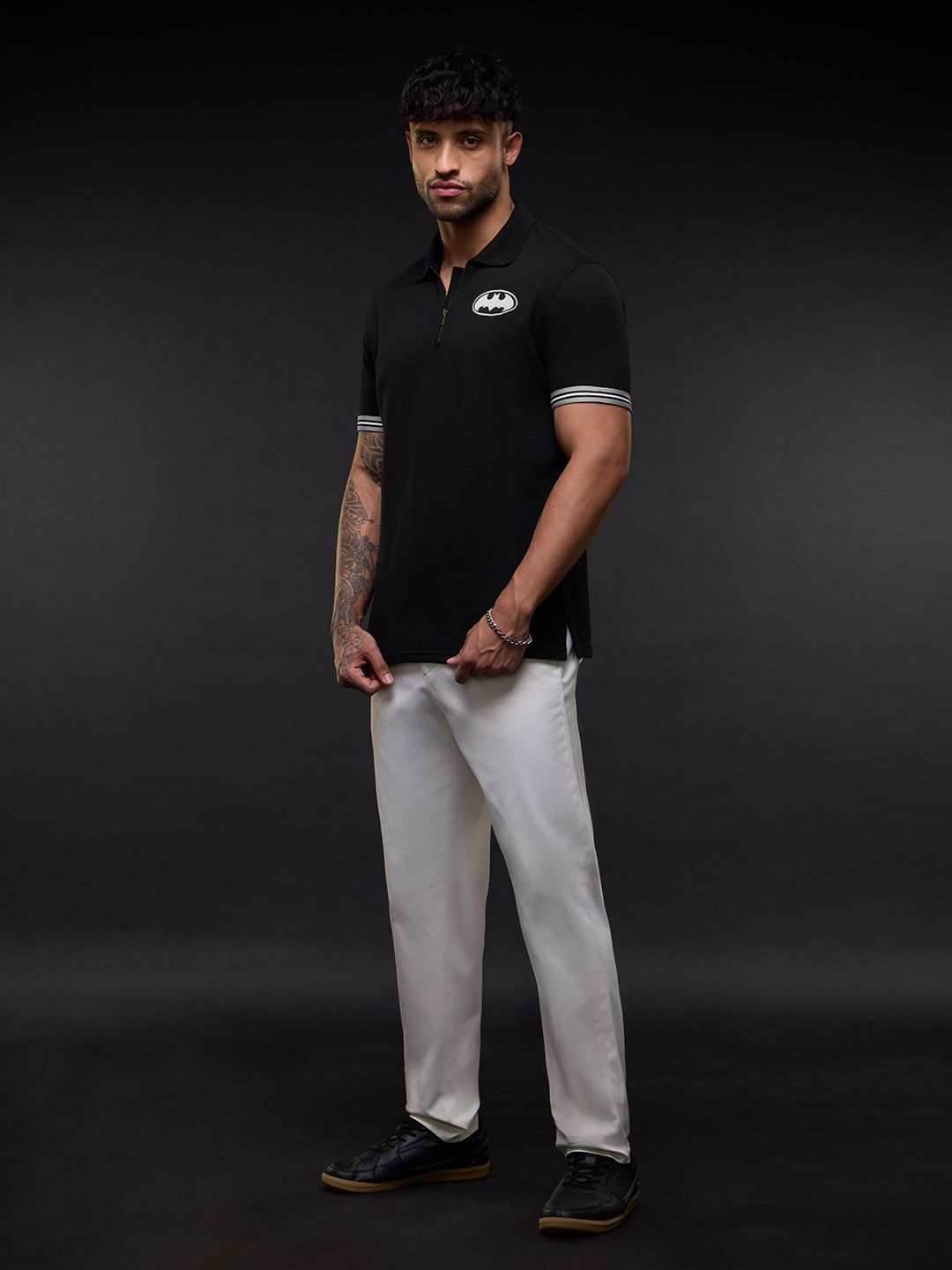 Batman: Dark Hero (Popcorn Texture) Classic Polos