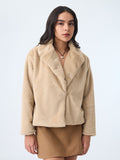 Fur Jacket: Biscotti Women Oversized Jackets