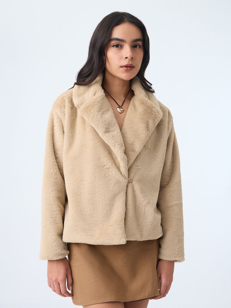 Fur Jacket: Biscotti Women Oversized Jackets
