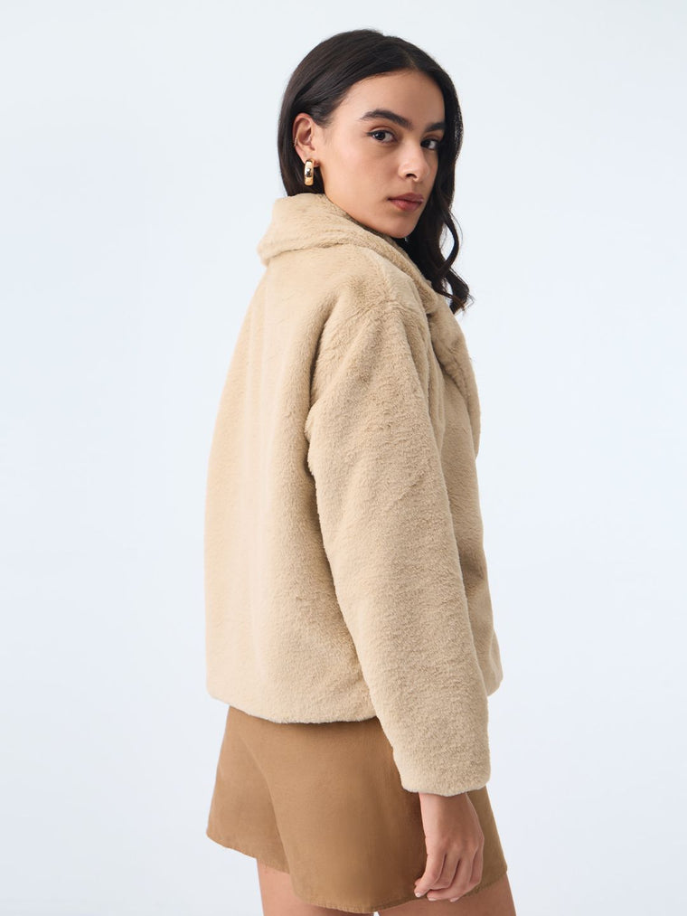 Fur Jacket: Biscotti Women Oversized Jackets