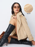 Fur Jacket: Biscotti Women Oversized Jackets