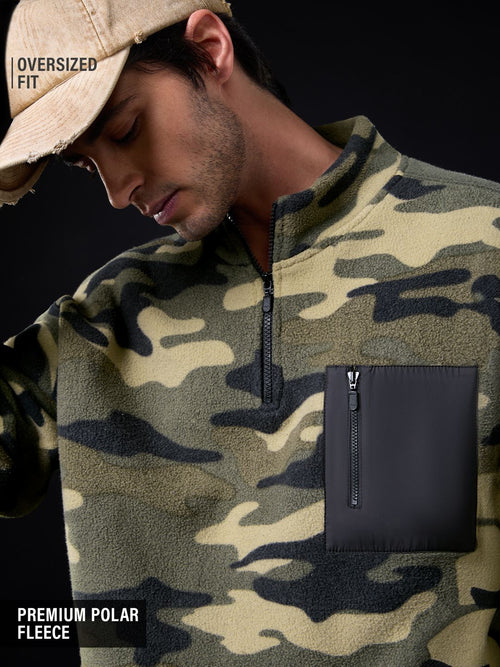 Oversized Sweatshirt: Camodrift Men Oversized Sweatshirts