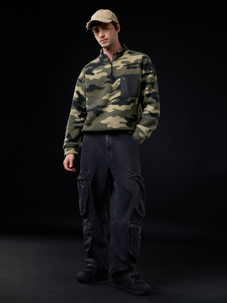 Oversized Sweatshirt: Camodrift Men Oversized Sweatshirts