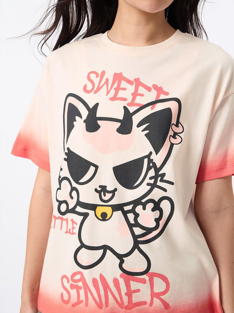 Pets Stories: Little Sinner Women Oversized T-Shirts