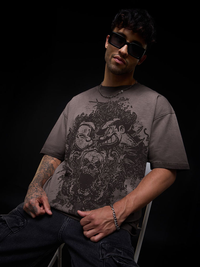 Popeye: Skull Oversized T-Shirts