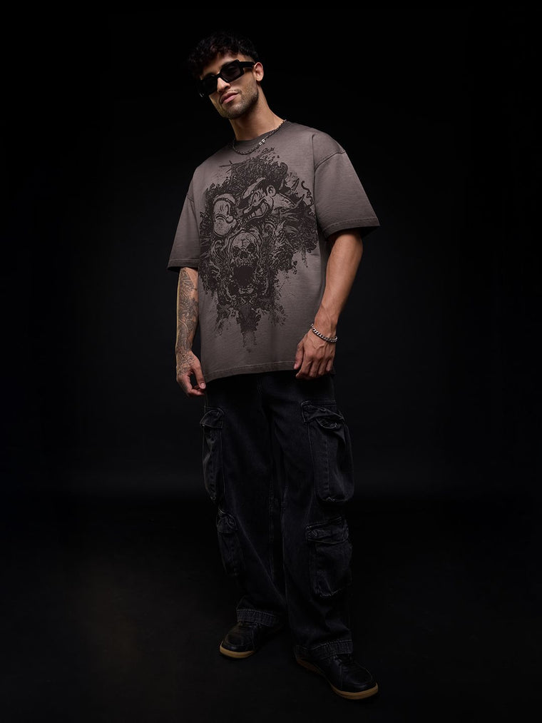 Popeye: Skull Oversized T-Shirts