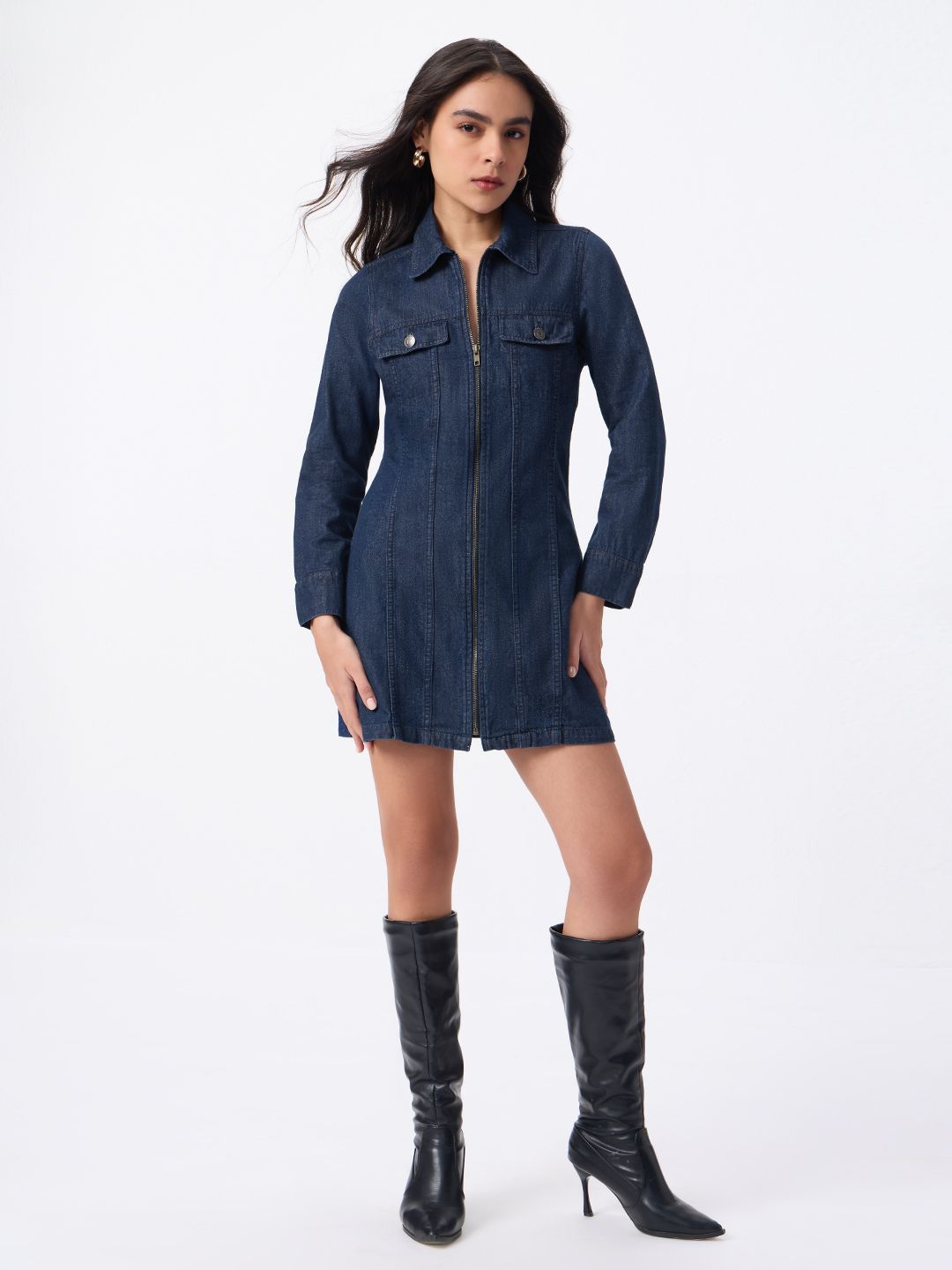 Denim Dress: Galactic Women Denim Dresses