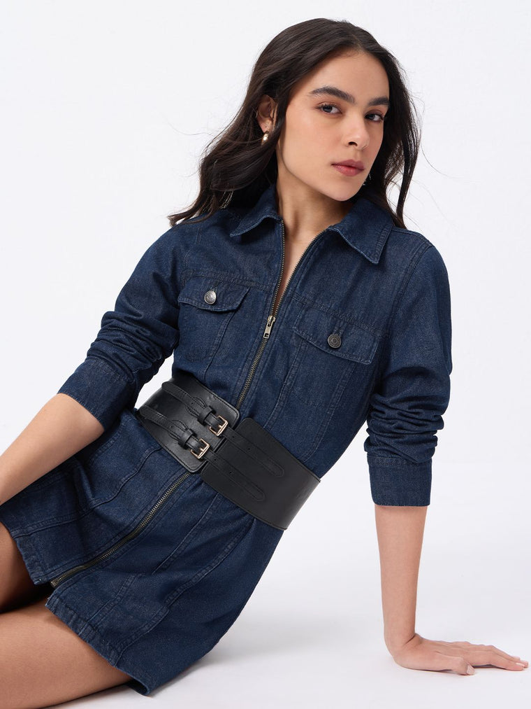 Denim Dress: Galactic Women Denim Dresses