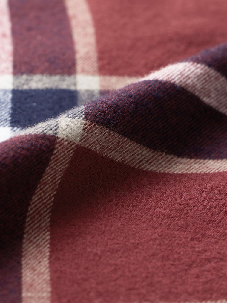 Plaid Shirt: Copper Men Relaxed Shirts