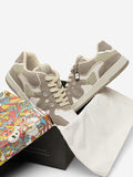 Urban Blaze: Latte Men Low Top Sneakers
