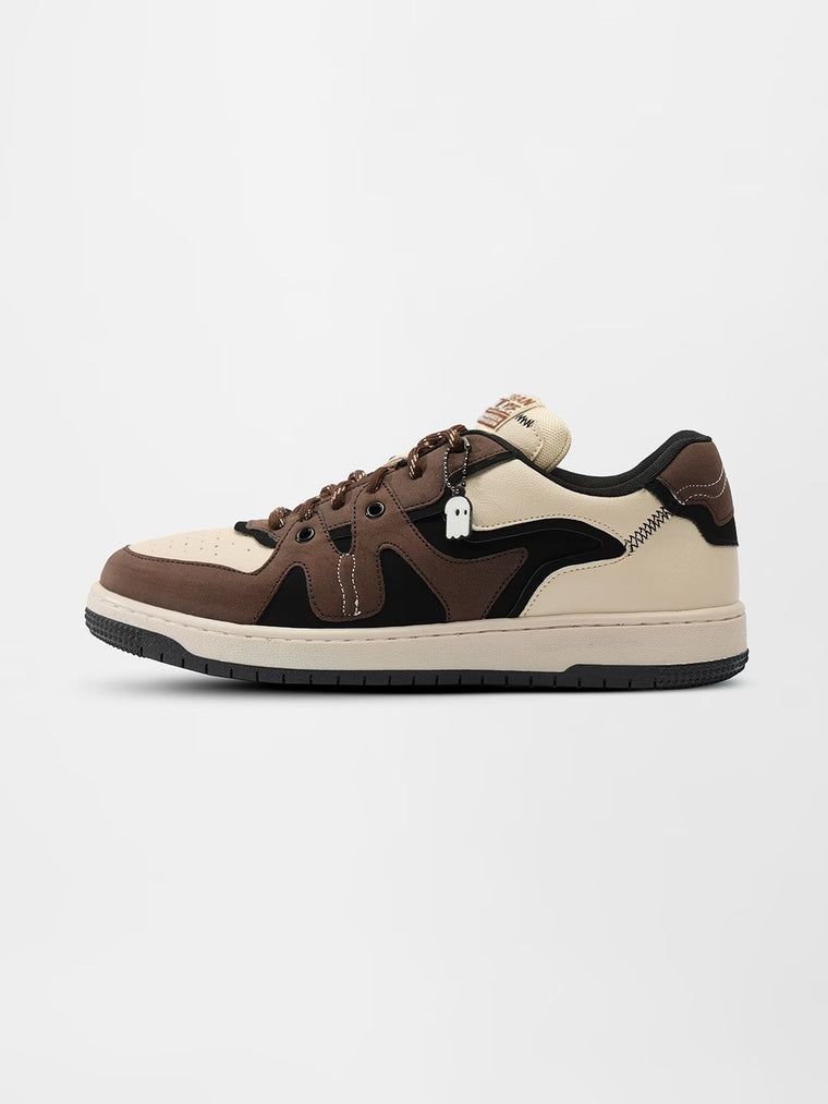 Urban Blaze: Mocha Men Low Top Sneakers
