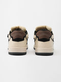 Urban Blaze: Mocha Men Low Top Sneakers