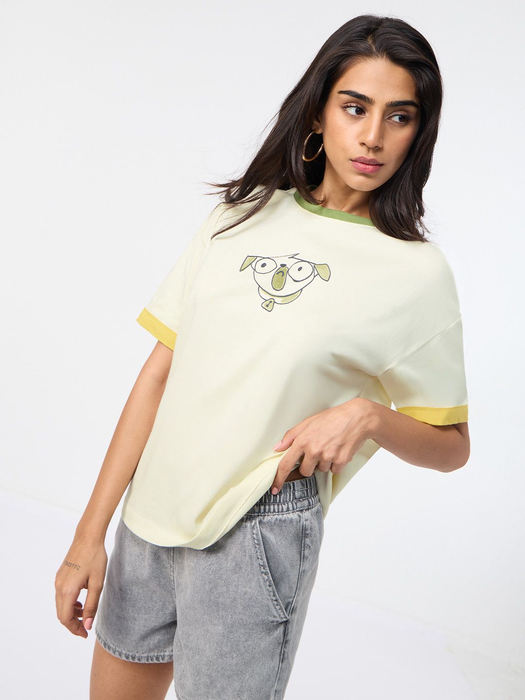 Pet Stories: Pets Sketch Women Oversized T-Shirts