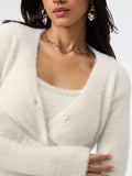 Fuzzy Cardigan: Frost Women Cardigans