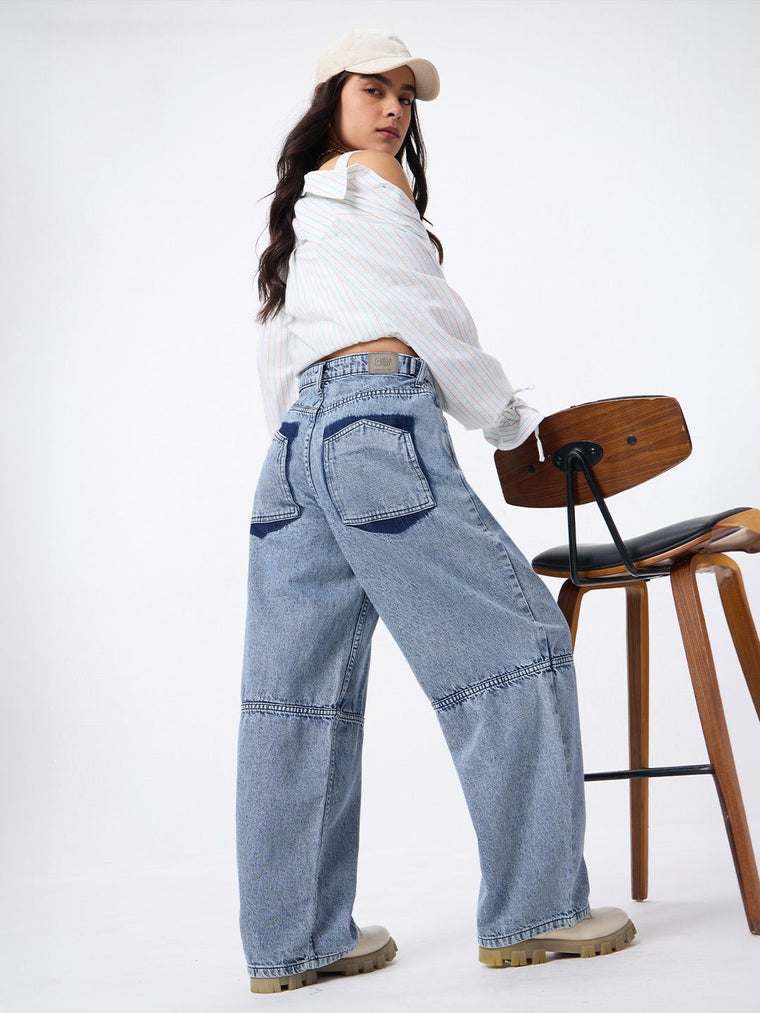 Barrel-Fit Denim: Trixie Women Barrel Denims