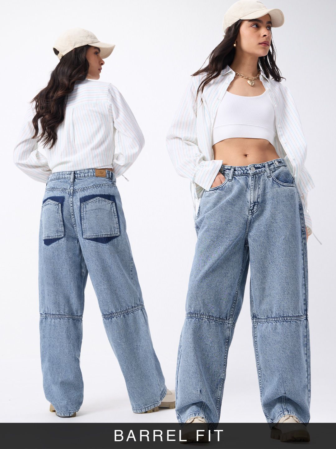 Barrel-Fit Denim: Trixie Women Barrel Denims