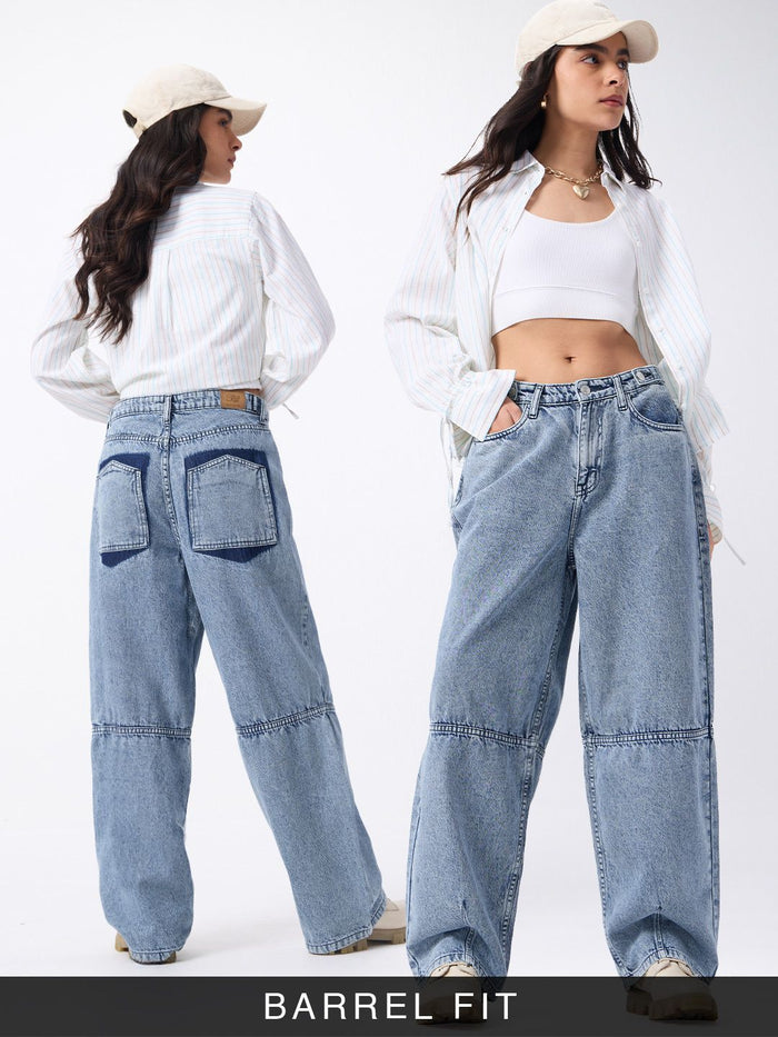 Barrel-Fit Denim: Trixie Women Barrel Denims