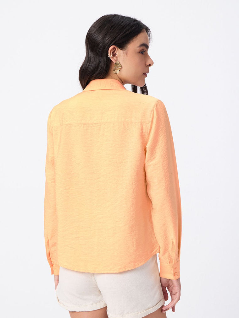 Textured Shirt: Bunny Women Relaxed Shirts