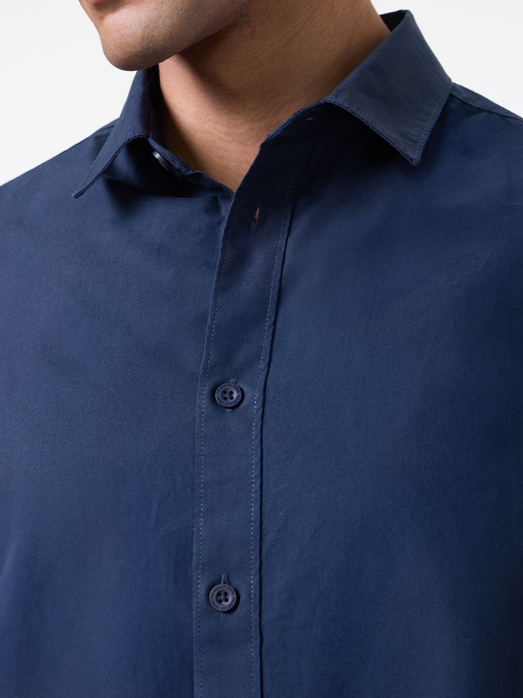 Poplin Shirt: Midnight Men Relaxed Shirts