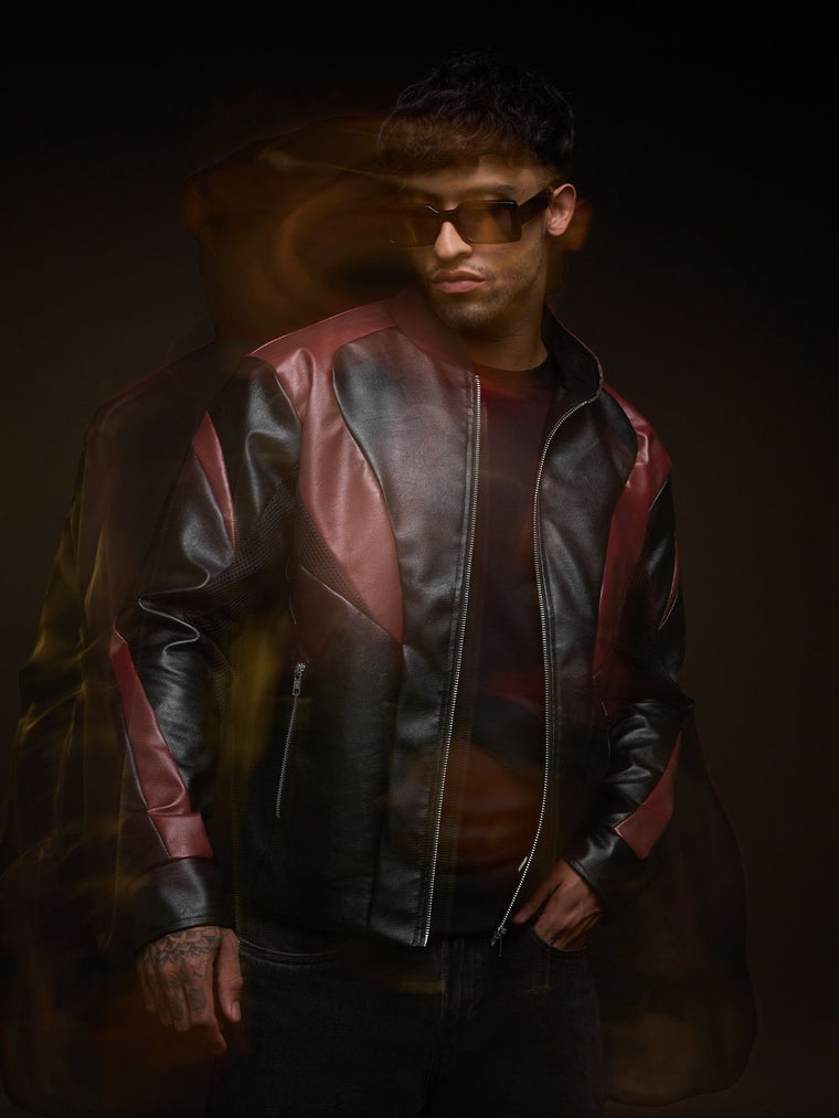 Biker Jacket: Red Ranger Biker Jackets