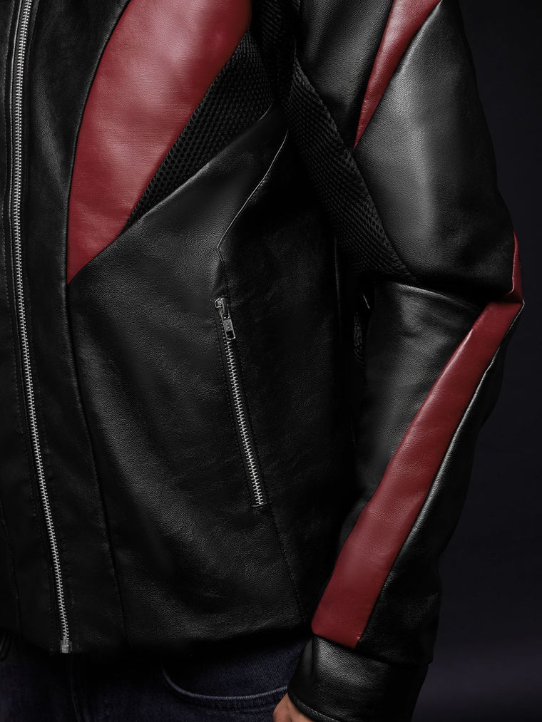 Biker Jacket: Red Ranger Biker Jackets