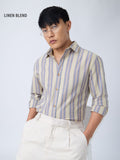 Cotton-Linen Stripes: Luxe Cotton Linen Shirts