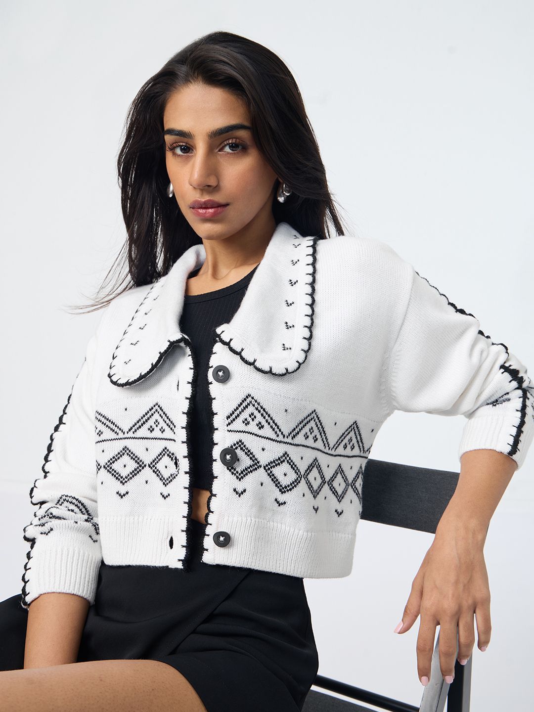 Textured Sweater: Linea Women Cardigans