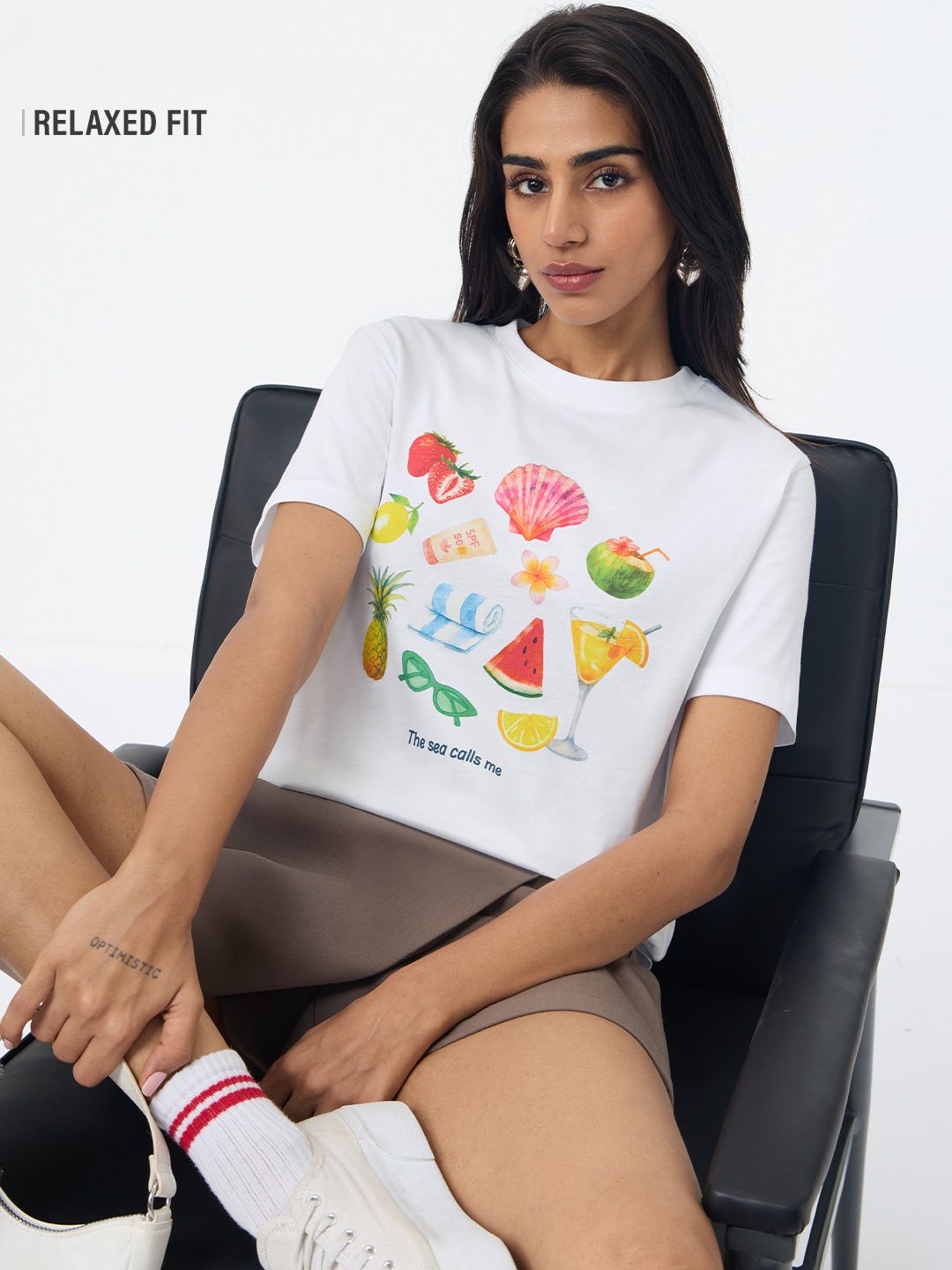 TSS Originals: Beach Vibe Women Relaxed T-Shirts