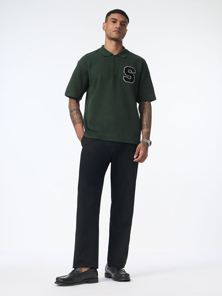 Textured Polo: Aspen Oversized Polos