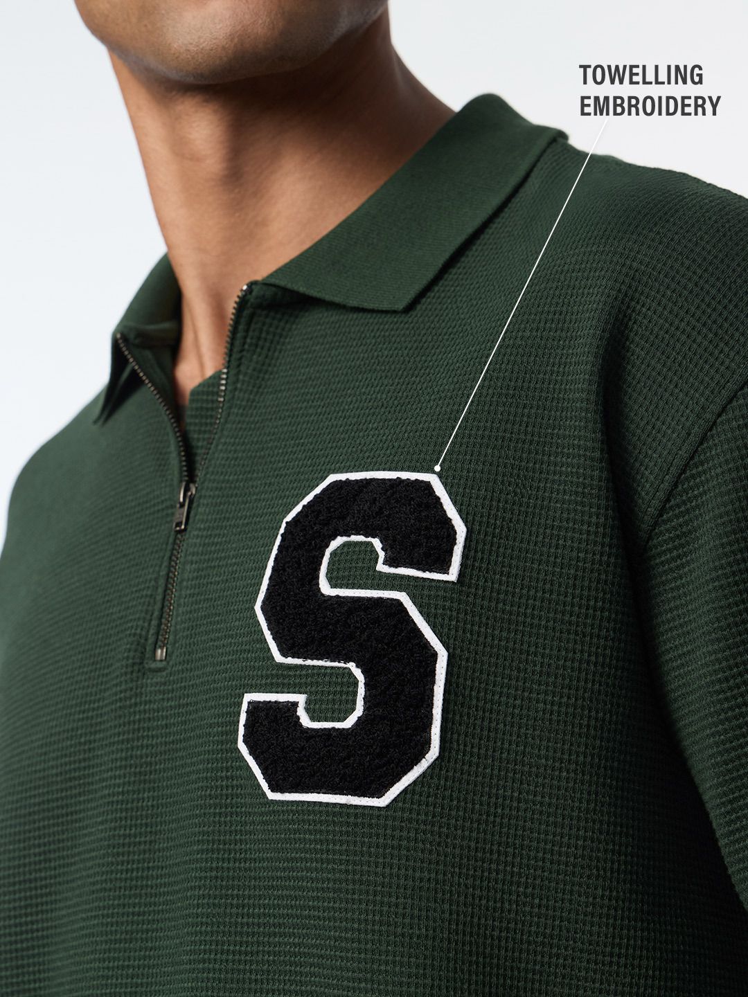 Textured Polo: Aspen Oversized Polos