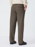 Pleated Pants: Cocoa Bean Men Super Flex Pants
