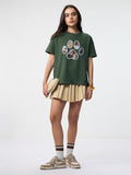 Pet Stories: One Paw Women Oversized T-Shirts